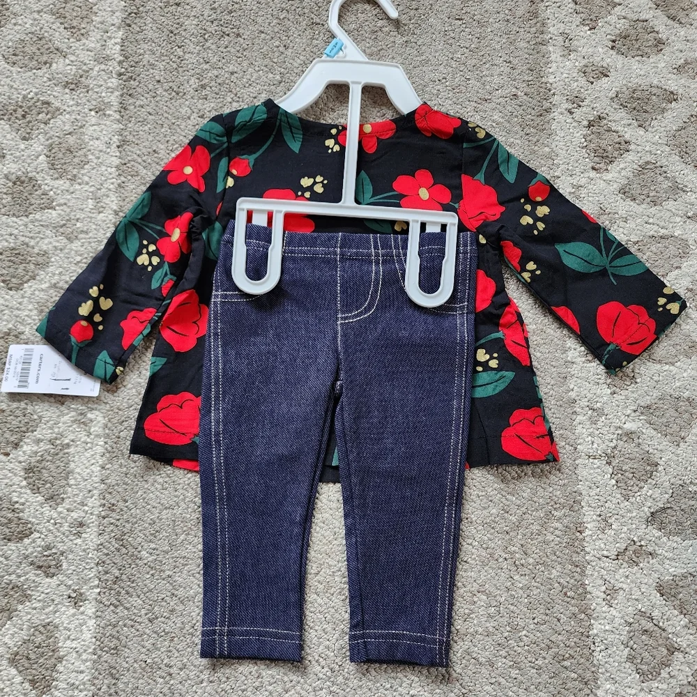 Carter's Floral Legging Set